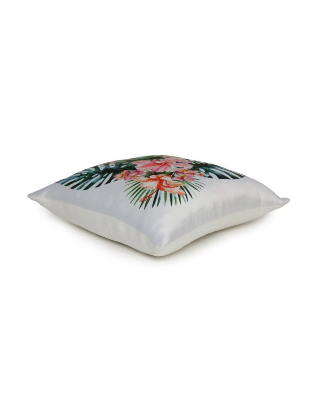 Oussum Home Decor Pillow Case Cotton Tropical Leaf & Floral Print Cushion Cover - Picture 2 of 4